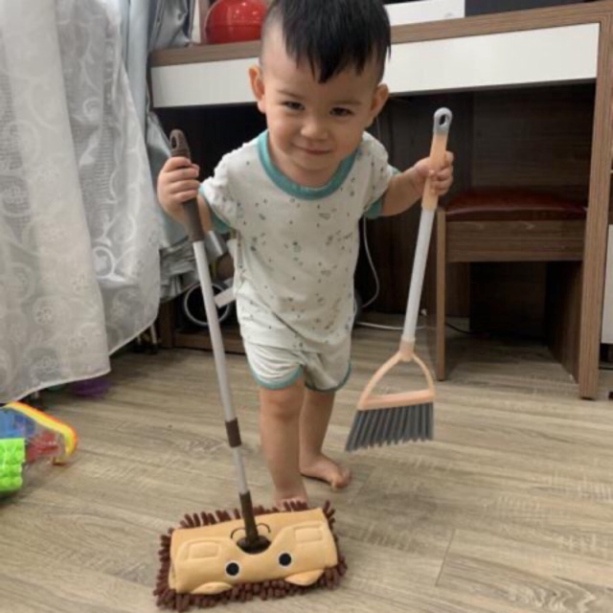 Đồ Chơi Trẻ Em, Bộ Chổi Lau Quét Nhà Mini, Dạy Trẻ Kỹ Năng Làm Việc Nhà, Đồ Chơi Cho Bé Từ 3 Đến 6 tuổi - TRITUEVIET
