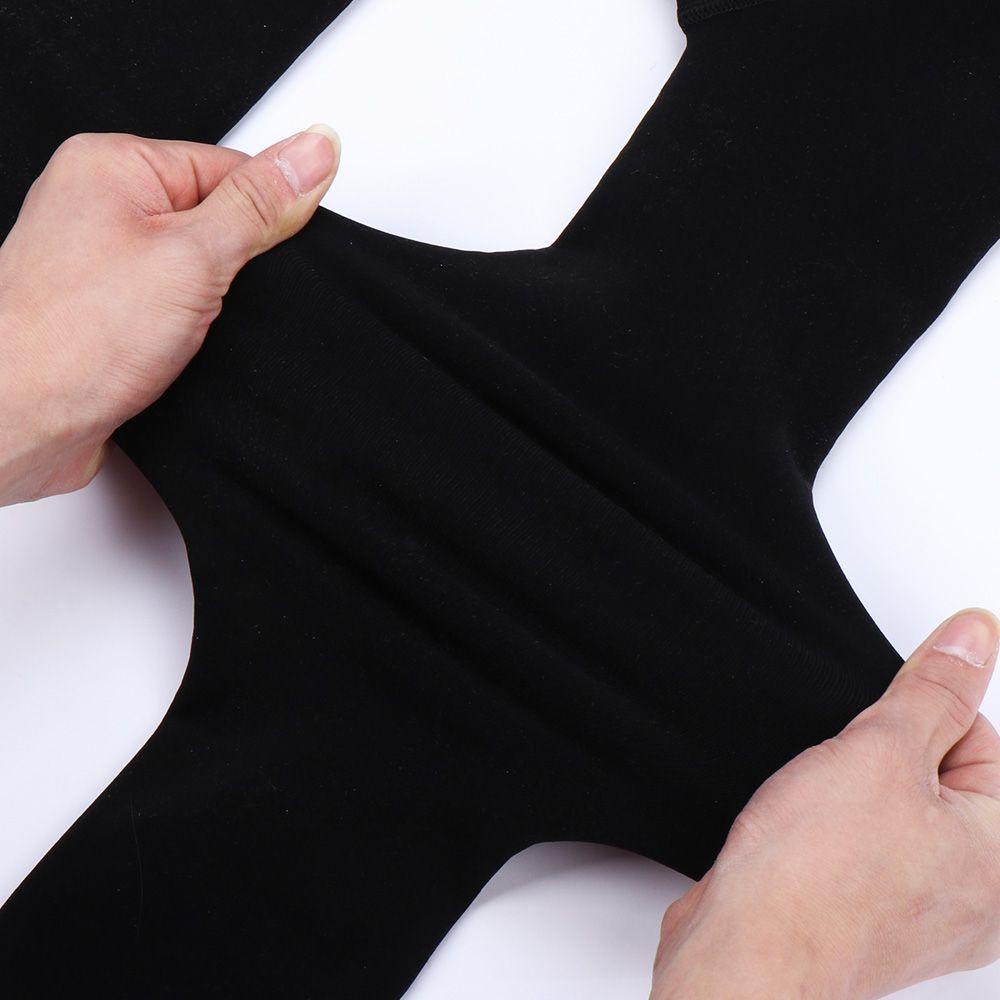 Quần Legging Lưng Cao Lót Lông Cừu Giữ Ấm Mùa Đông Cho Nữ