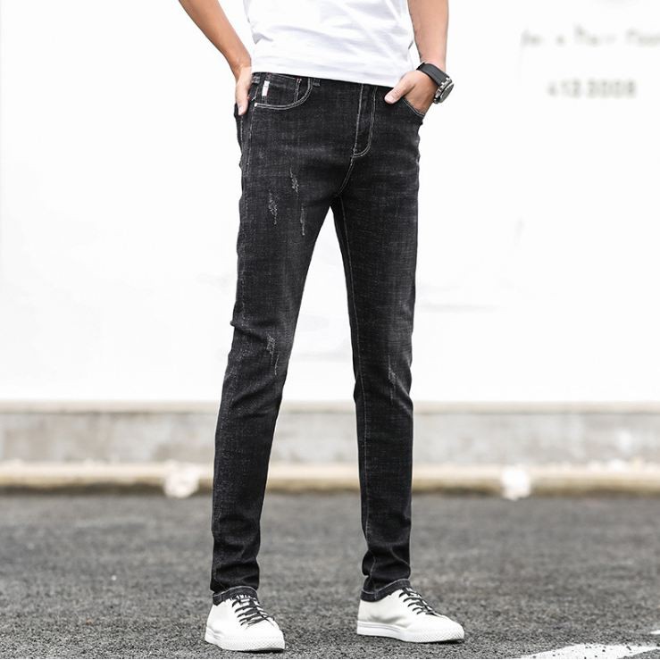 Quần jean nam chất bò cào nhẹ ⛔FRESHIP⛔ Quần Nam ống côn co giãn | BigBuy360 - bigbuy360.vn