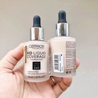 Kem nền Catrice HD Liquid Coverage Last Upto 24h 30ml