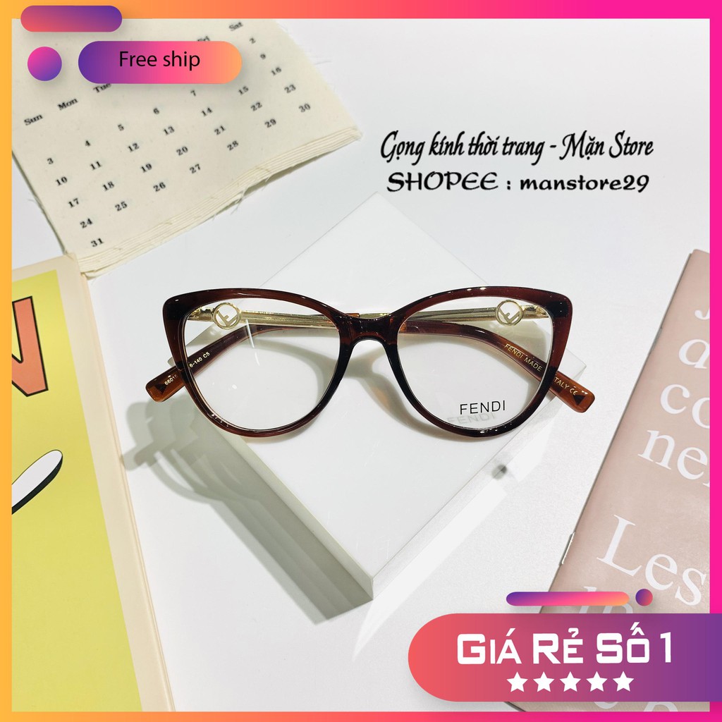 Gọn kính mắt mèo ⚡𝑭𝑹𝑬𝑬𝑺𝑯𝑰𝑷⚡ kiểu dáng mới lạ chất liệu nhựa dẻo Siêu hot 2021 lắp cận 0-6 độ | BigBuy360 - bigbuy360.vn