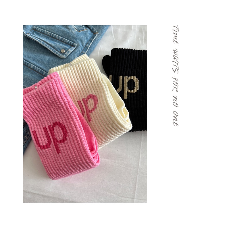 VỚ TẤT NỮ IN CHỮ CHUP.