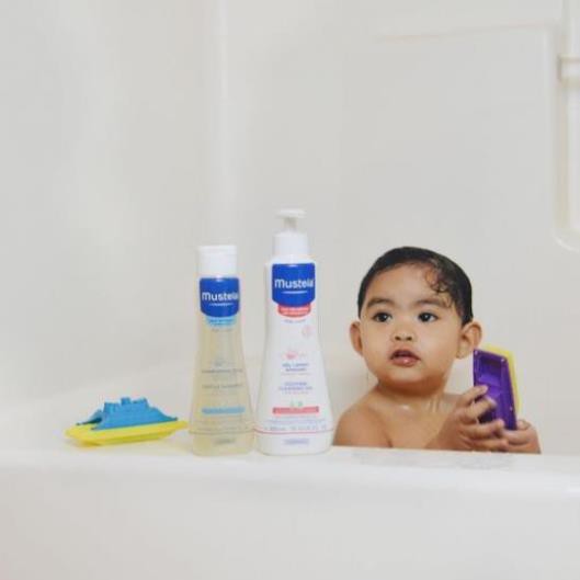 Dầu Gội Cho Trẻ Sơ Sinh &amp; Em Bé Da Thường Mustela Gentle Shampoo 200ml