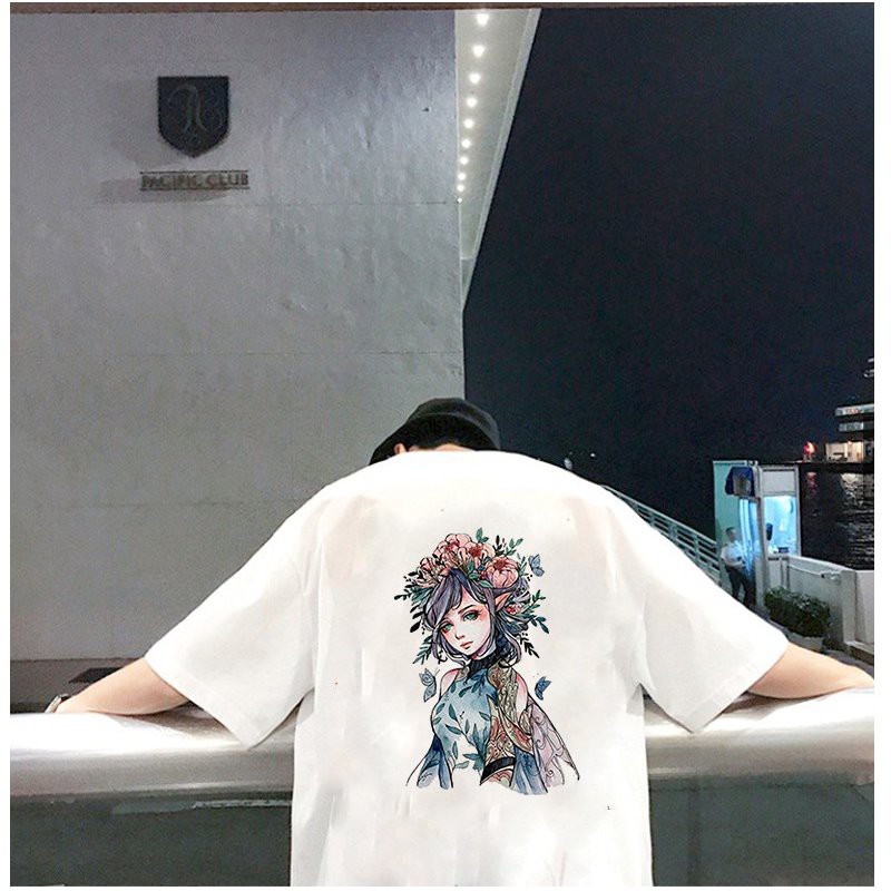 Áo thun unisex form rộng Nhật Bản đẹp độc lạ phong cách cá tính vải dày mịn 2019T2308