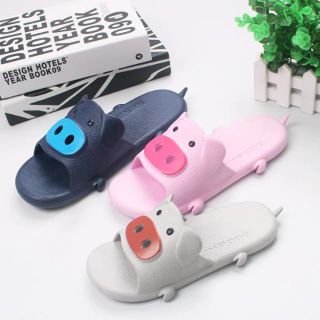 Dép nhựa dẻo siêu êm cute mặt heo 6 màu sắc tự chọn nhiều size