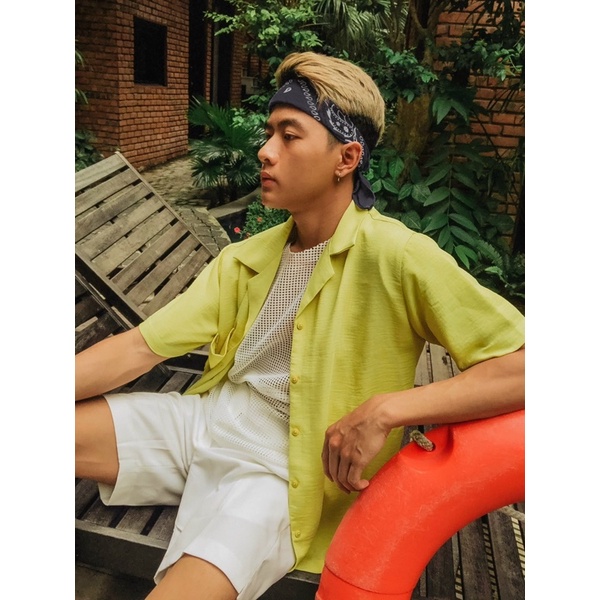 ÁO SƠ MI PIJAMA NEON