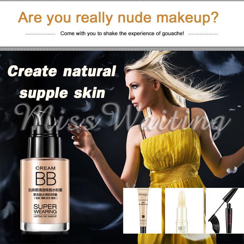 [Hàng mới về] Bộ Mỹ Phẩm 5 Món BIOAQUA Gồm Bút Chì Kẻ Lông Mày Làm Trắng Và Nối Dài Lông Mi Cho Người Mới Tập Trang Điểm | BigBuy360 - bigbuy360.vn