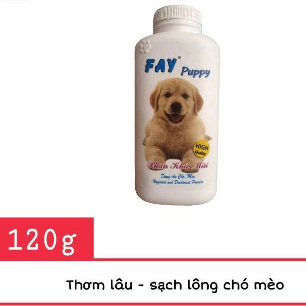 Phấn Thơm Khử Mùi Cho Chó Fay Puppy - 120g