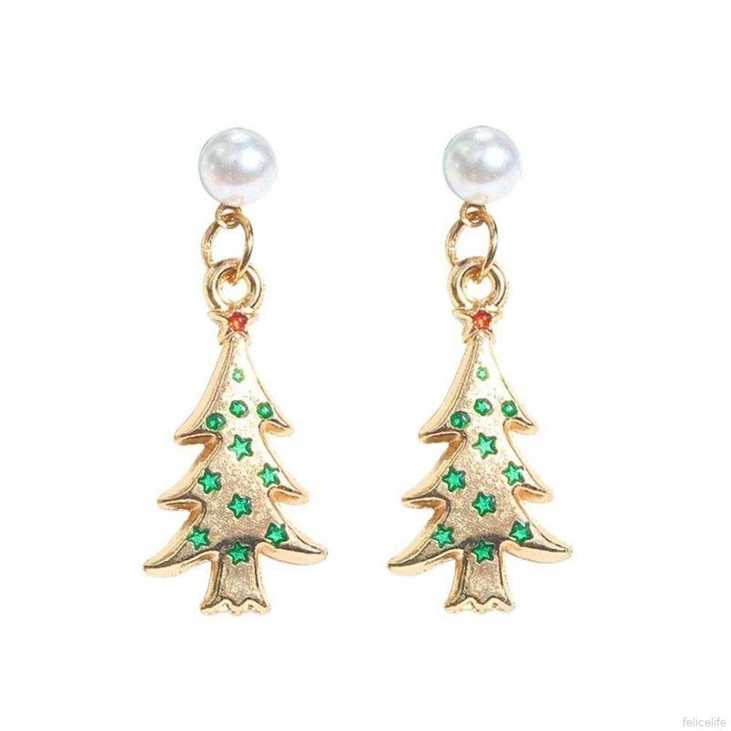 Bông Tai Phong Cách Giáng Sinh Sáng Tạo