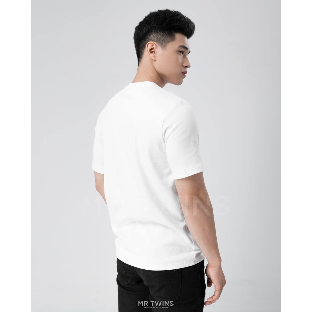 Áo Thun Nam Cổ Tròn Viền Kansai 100% Cotton Thương Hiệu Mr Twins