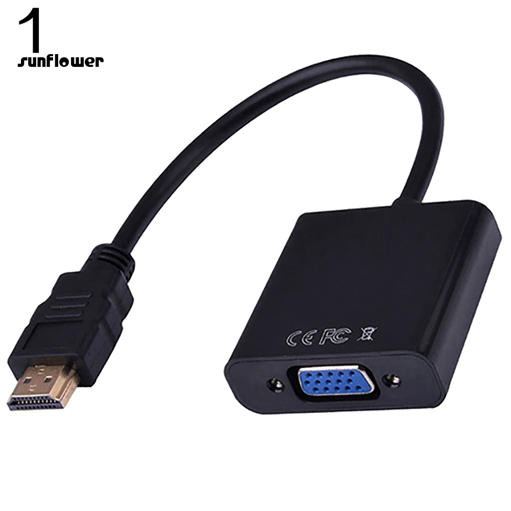 Cáp chuyển đổi hình ảnh LENOVO 1080p hdmi sang vga cho PC laptop hdtv