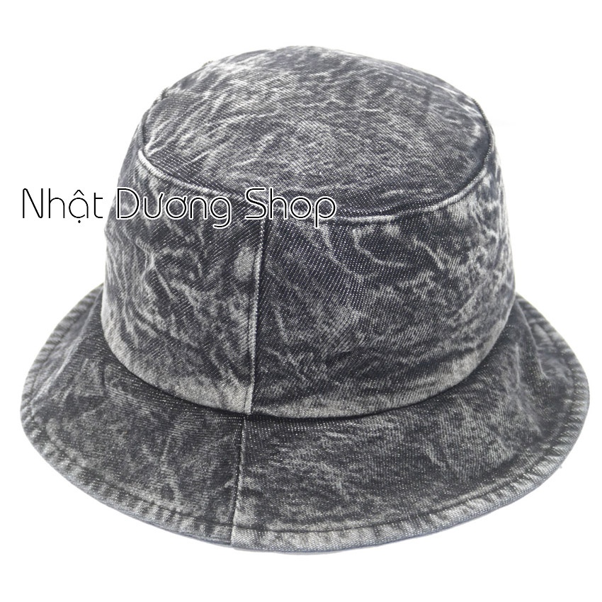 Mũ Bucket Vành Cụp ❤️ Nón Jean Tai Bèo Cao Cấp Kiểu Thêu Chữ Phong Cách Hot trend 2022