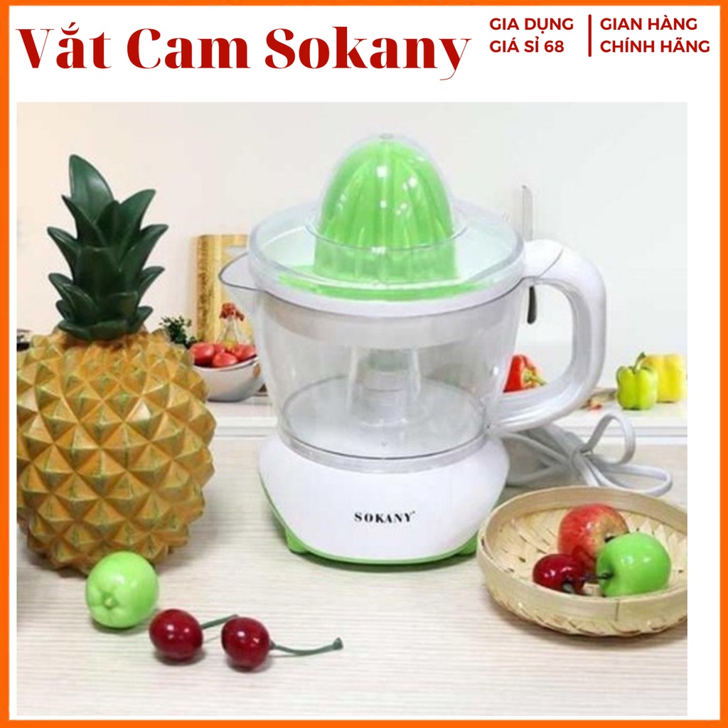 Máy Vắt Cam Đa Năng Sokany Dung Tích 700Ml Cắm Điện, Xoay 2 Chiều Thông Minh, Tháo Lắp Vệ Sinh Dễ Dàng - Free ship