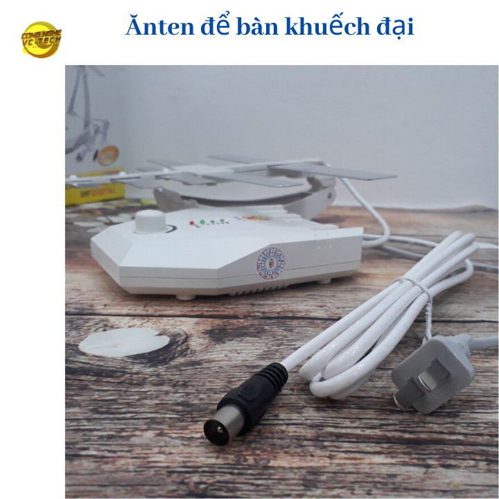 Anten Trong Nhà Cho Smart Tivi-Anten tàu bay DVB T2 model TB105 KD 2 mét