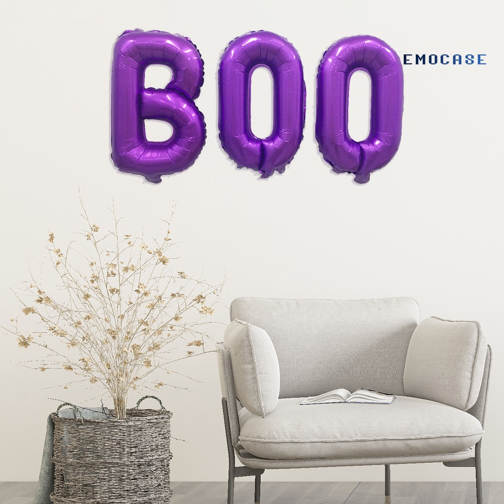 1 Set Bong Bóng Lá Nhôm Trang Trí Tiệc Halloween