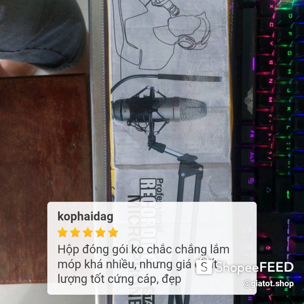 (Loại 1) Giá đỡ micro kẹp bàn tiêu chuẩn cho míc thu âm NB-35