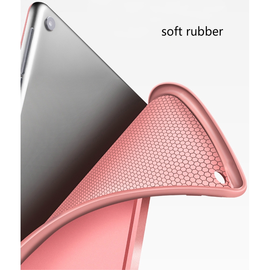 Ốp lưng cao su mềm nắp gập cho Xiaomi Mi Pad 4 Pad 4 plus 8'' 10.1''