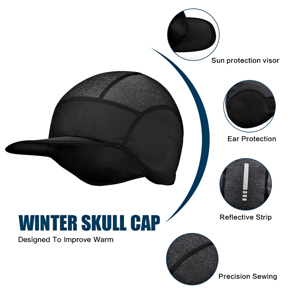 Mũ trùm đầu bằng vải nỉ chống gió mùa đông cho nam và nữ