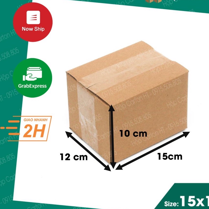 15x12x10 Hộp carton đóng hàng