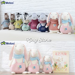 Thỏ ngựa lừa nhồi bông siêu mềm Metoo - 23cm và 31cm