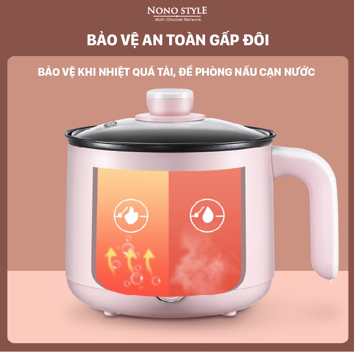 [Mã ELHADEV giảm 4% đơn 300K] Nồi Điện Đa Năng Lotor HM-60C 1.3 Lít, Bảo Hành 12 Tháng