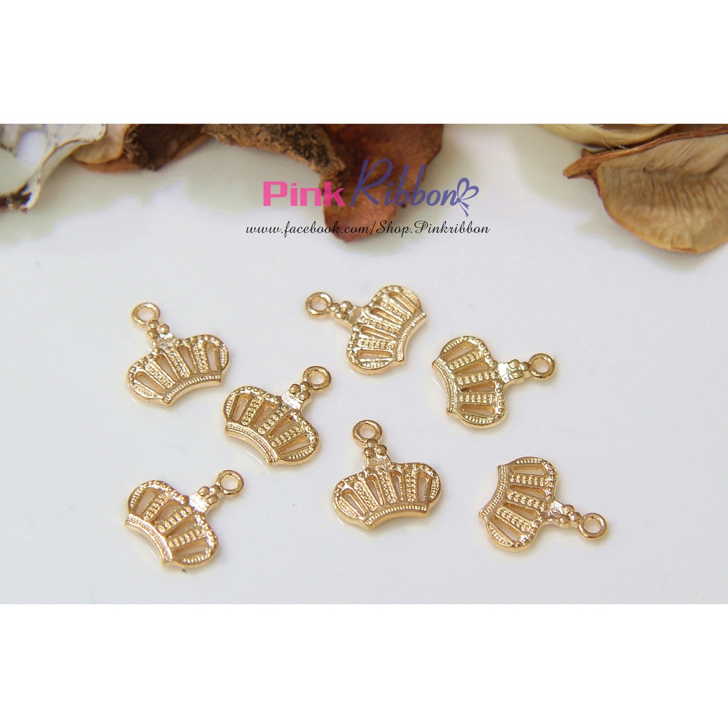 Vương miện nhí 1.2cm màu vàng - SET 5 CÁI