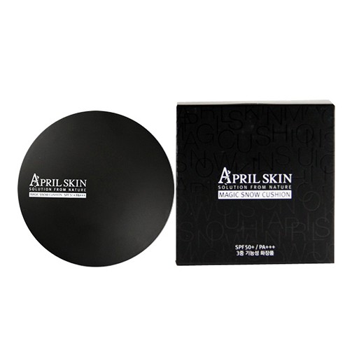Phấn nước April Skin Magic Snow Cushion Hàng Hàn Quốc 15g (Mọi loại da) - hộp đen | BigBuy360 - bigbuy360.vn