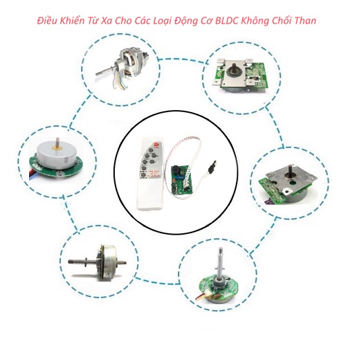 MTS Mạch Xung Điều Khiển Từ Xa Cho Động Cơ Không Chổi Than Brushless Chế Quạt