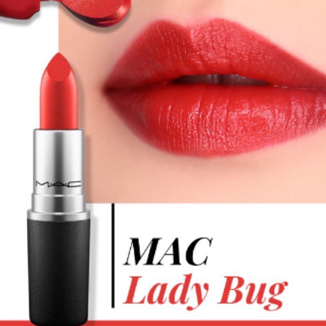 (Auth) Son Mac 510 Lady Bug màu đỏ hồng