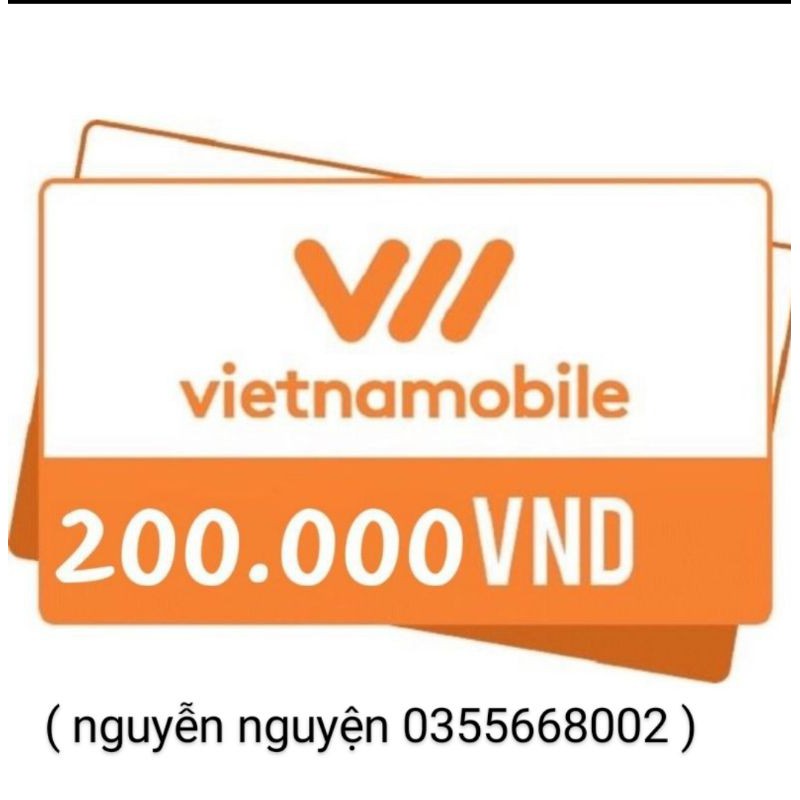 Thẻ cào vietnamobile 200k