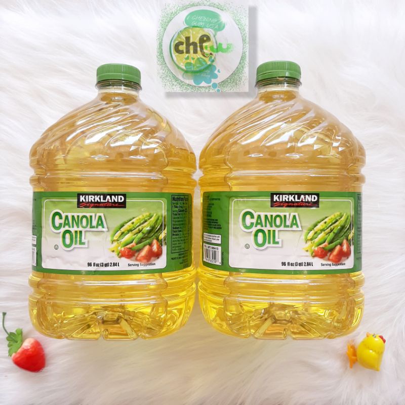 [Xả Hàng date 07/22]Dầu ăn hạt cải Kirkland Canola Oil Mỹ 2.84 lít