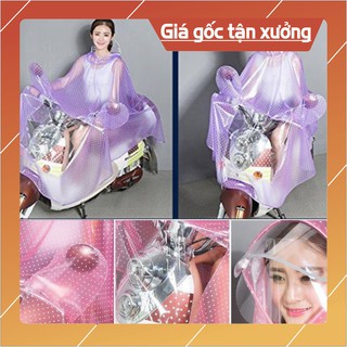 Áo Mưa Chấm Bi Cao Cấp Siêu Bền Đẹp