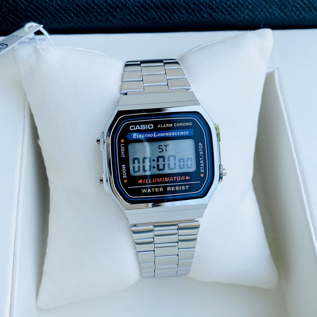 [NICE PICK] Đồng hồ nam nữ Casio A168 SILVER giá siêu rẻ