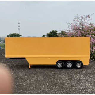 Xe mô hình rơ mooc thùng container 1:32