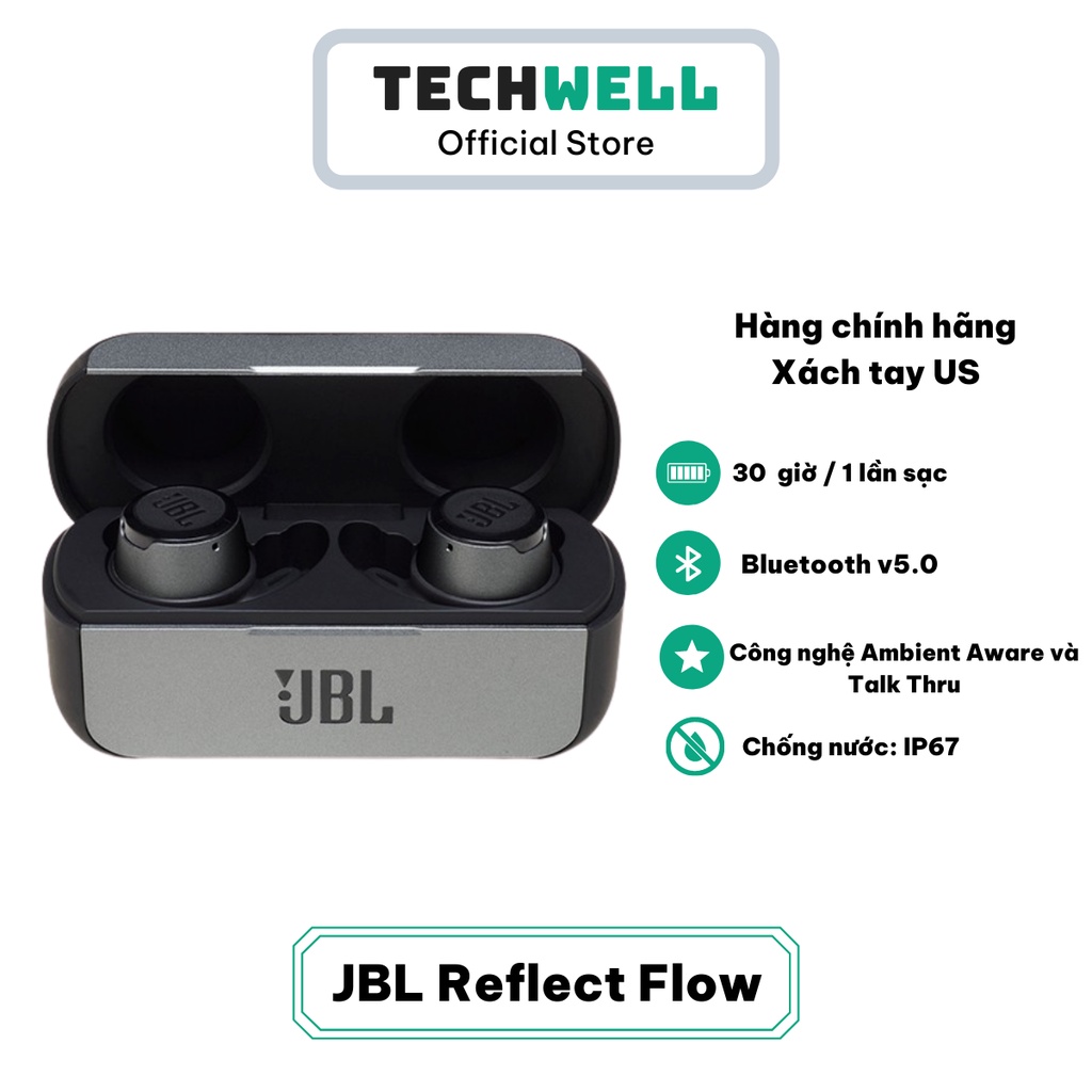 Tai Nghe Thể Thao JBL Reflect Flow [Hàng chính hãng]