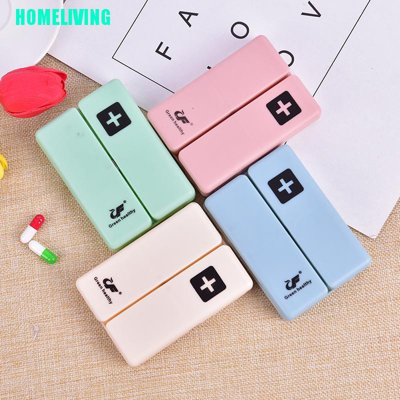 1 Hộp Bảy Hộp Đựng Thuốc Phân Hủy Sinh Học Mini Tiện Dụng
