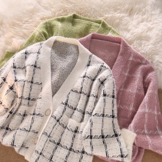 [ORDER] Áo cardigan len lông thỏ (kèm ảnh thật)