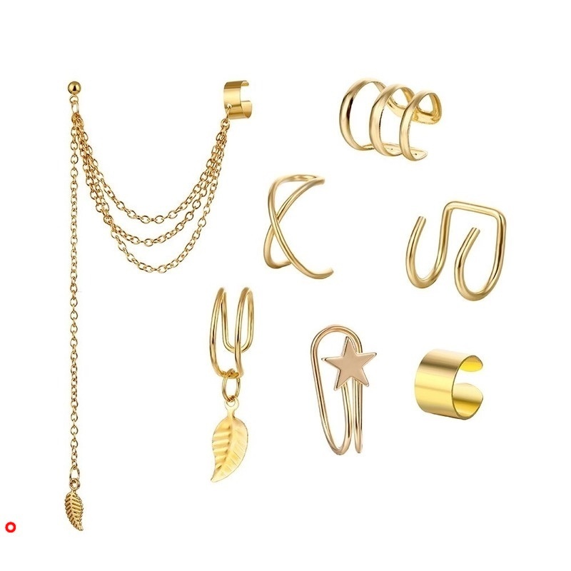 Set 7 khuyên tai phong cách vintage thời trang cho nữ