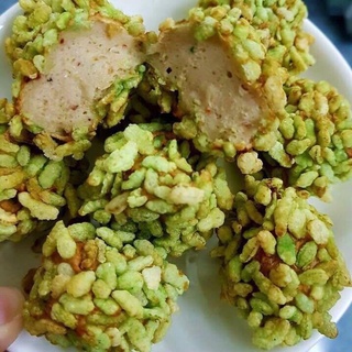CHẢ CÁ TẨM CỐM XANH