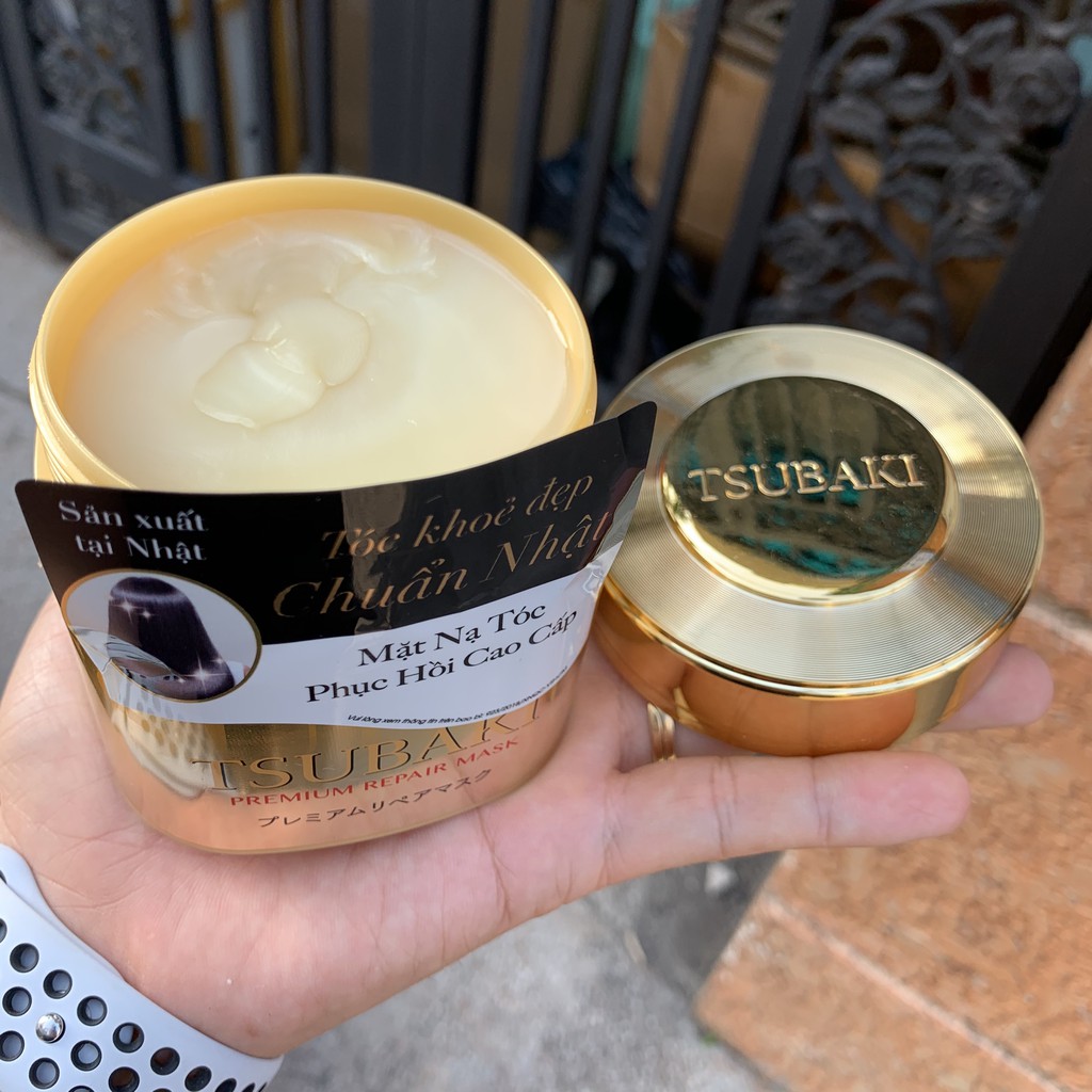 Mặt Nạ Tóc Cao Cấp Phục Hồi Hư Tổn TSUBAKI PREMIUM REPAIR MASK (180g) hàng chính hãng Shoptido phân phối | BigBuy360 - bigbuy360.vn