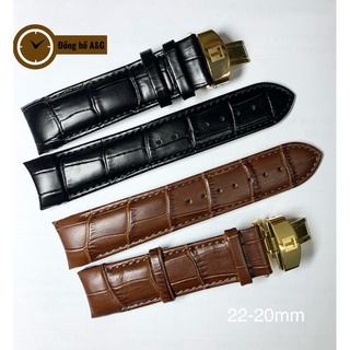 Dây da tissot 1853 có gù size 22-20