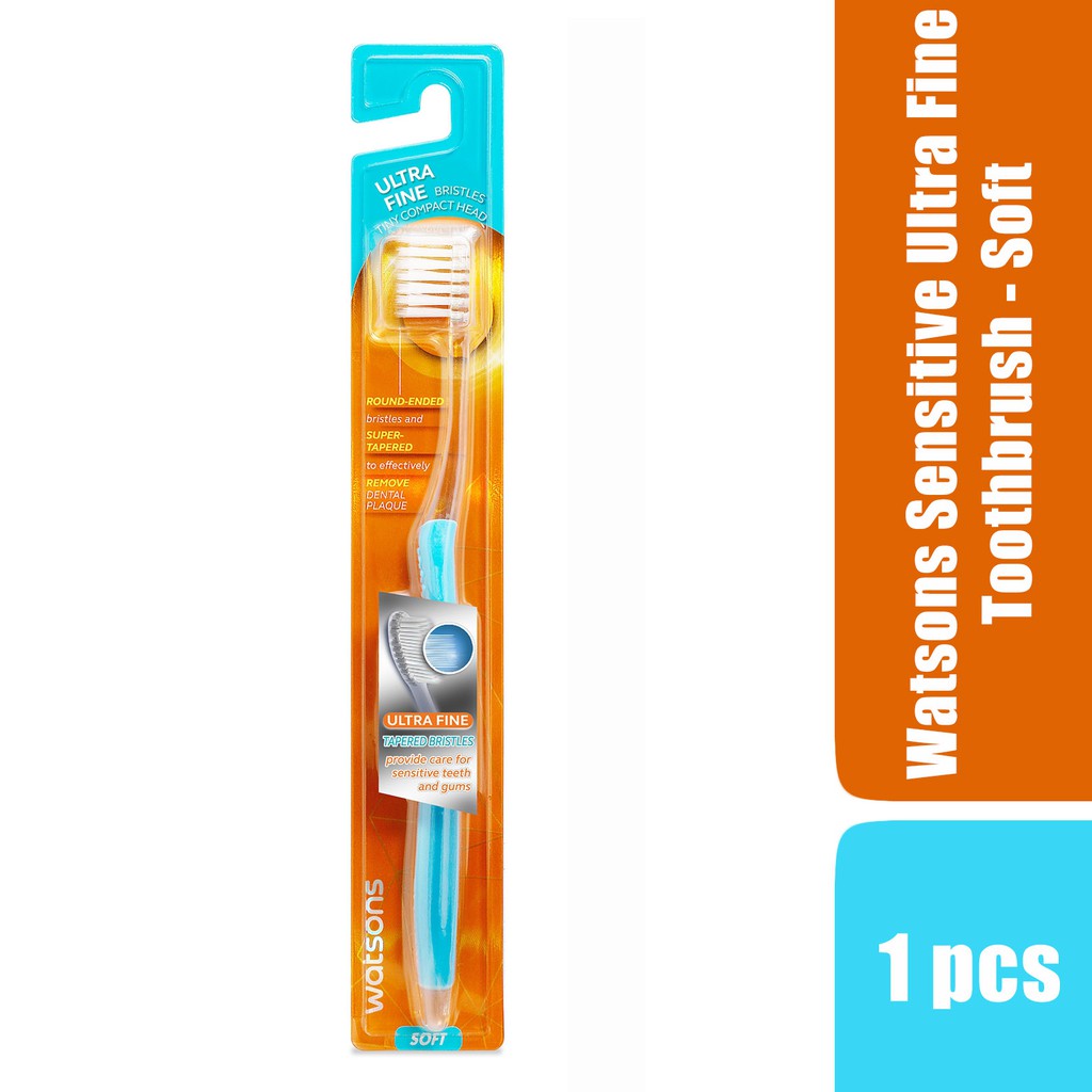 Bàn Chải Đánh Răng Watsons Sensitive Ultra FineToothbrush Soft Siêu Mềm Dành Cho Răng Nhạy Cảm 1s