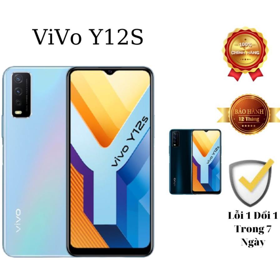 Điện thoại di động Vivo Y12s 2021 3GB32GB Lỗi 1 Đổi 1 Trong 7 Ngày Bảo Hnahf 12 Tháng **