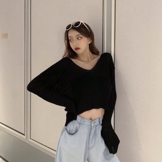 ÁO CROPTOP LEN TÂM MỎNG