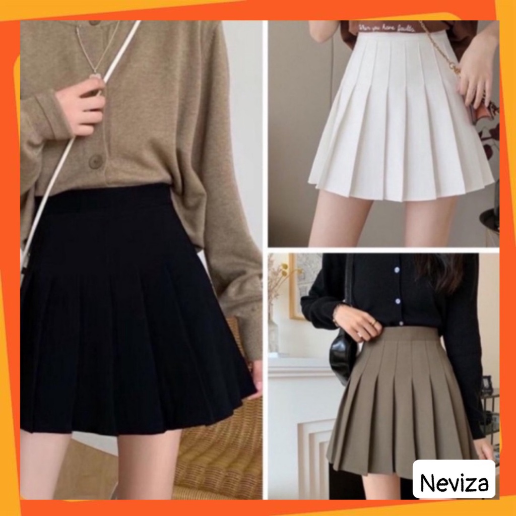 Chân Váy Ngắn Xếp Ly Tennis dáng Chữ A Xòe dáng CV09