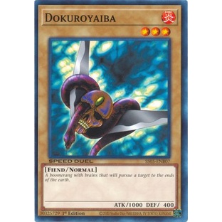 Bài yugioh speed duel - Dokuroyaiba - SS05-ENB07 - Common 1st Edition