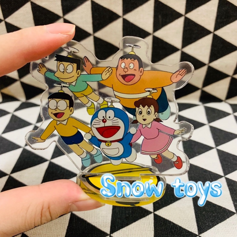 Mô hình tượng standee acrylic Doraemon - doremon - nobita - xuka - chaien - xeko - mèo ú