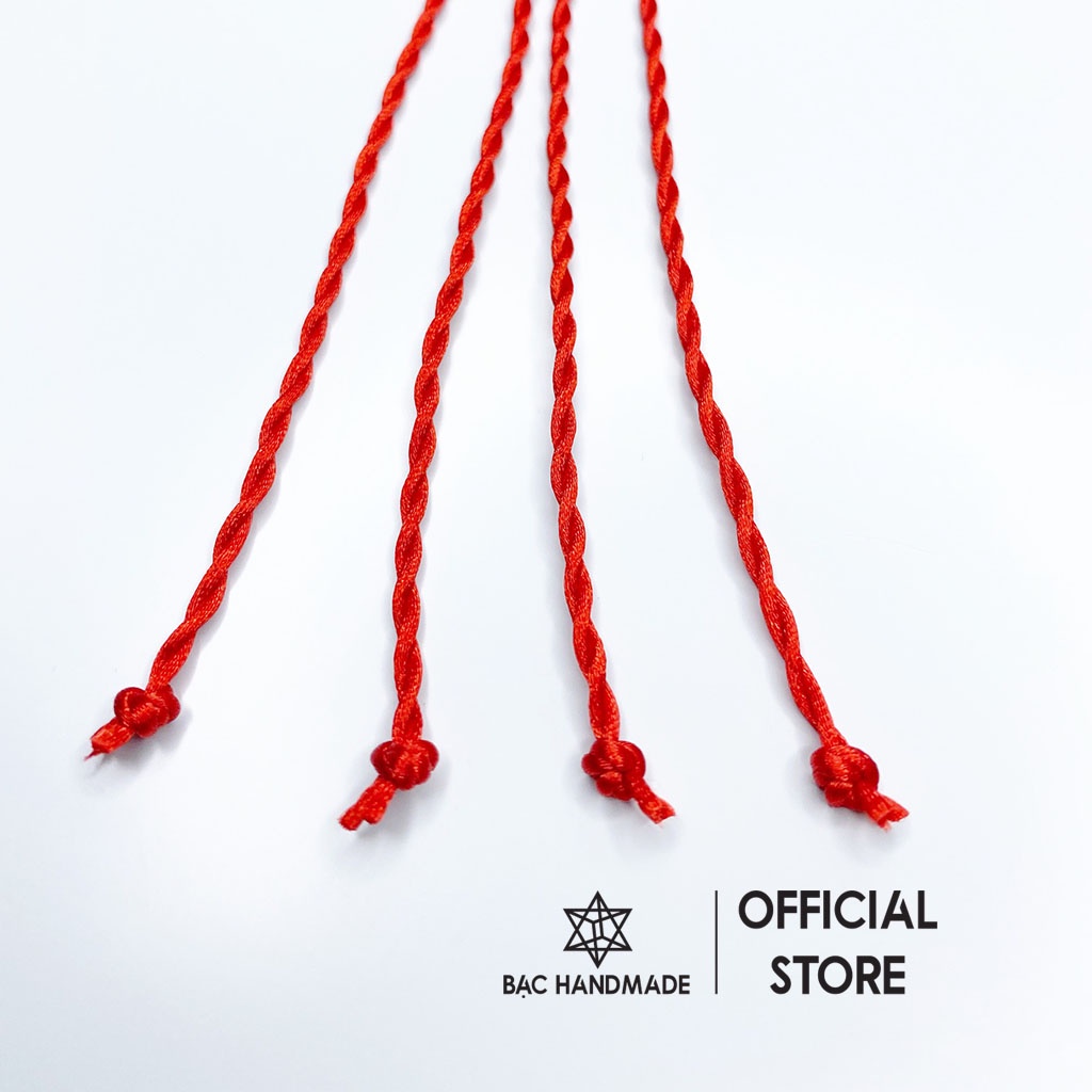 Lăc Tay Chỉ Đỏ.Vòng Tay Chỉ Đỏ Bạc Nguyên Chất-Bạc Handmade | BigBuy360 - bigbuy360.vn