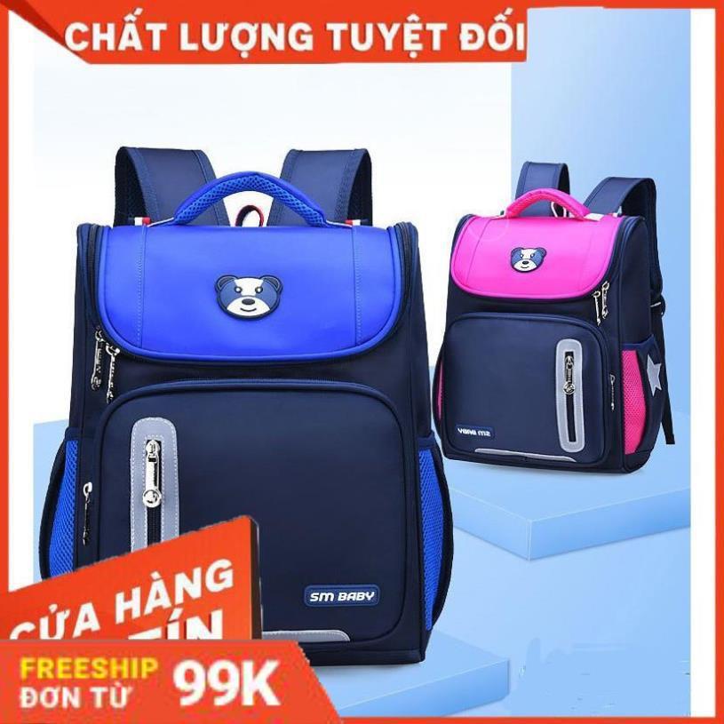 Balo chống gù lưng cao cấp SM BABY - Mẫu mới 2021