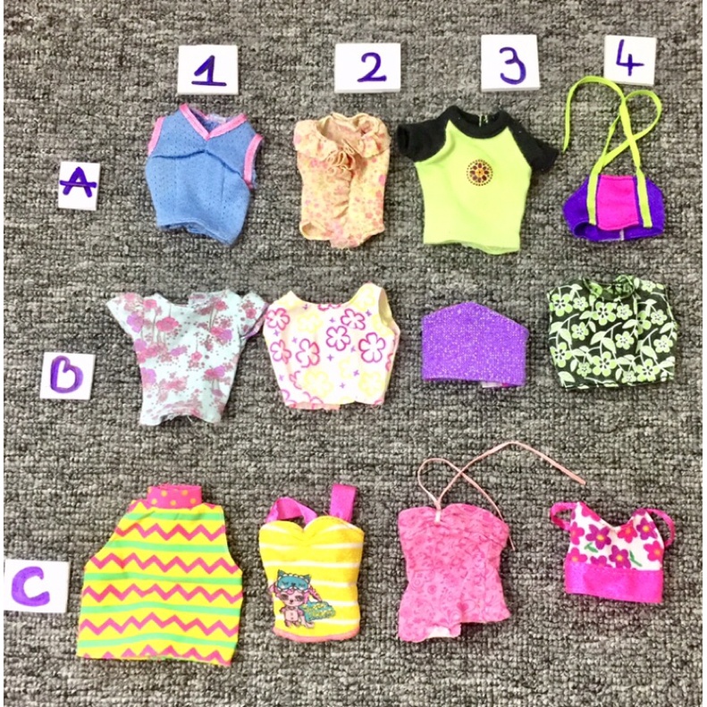 QAA3-ÁO THUN CHO BÚP BÊ BARBIE